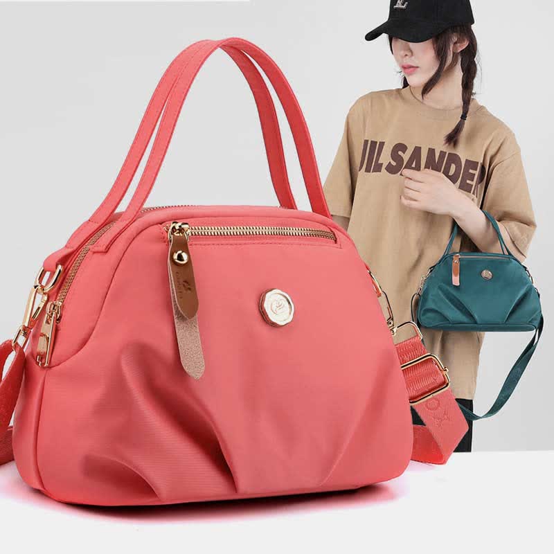 Small Nylon Crossbody Bag Lightweight Waterproof Shoulder Handbag for Women Girls