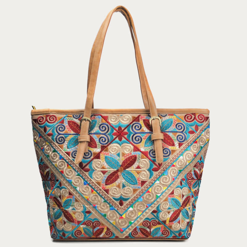 Tote Bag For Women Large Ethnic Style Pattern Printing Bag