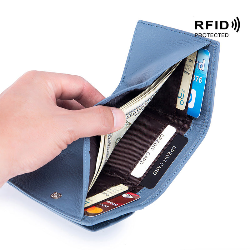 RFID Shield Multi-Function Mini Coin Purse Wallet