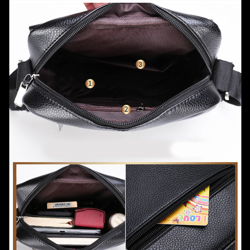 Large Capacity Retro Business Crossbody Bag