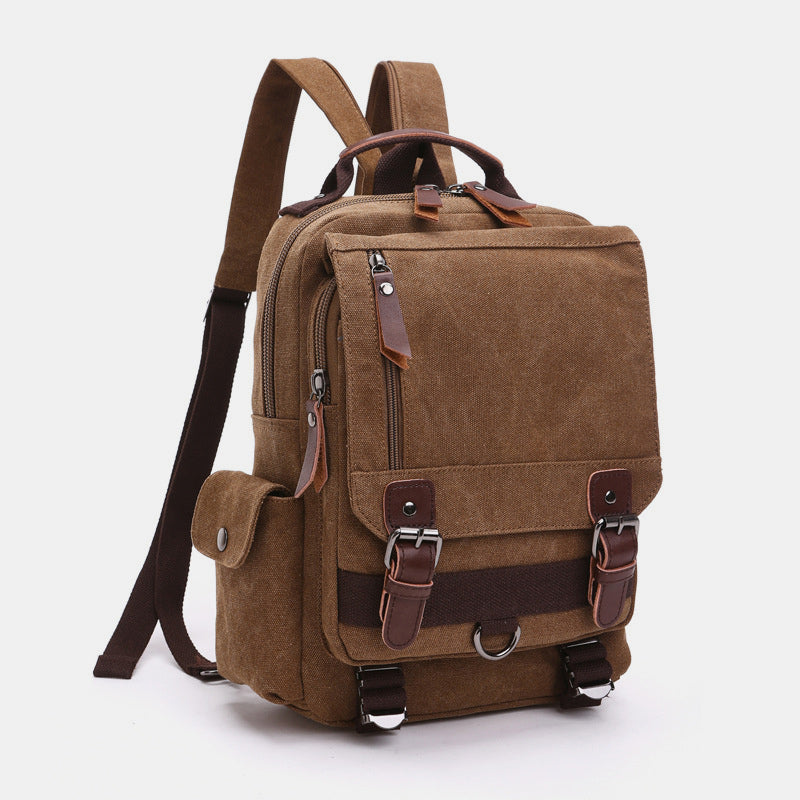 Vintage Outdoor Travel Shoulder Backpack