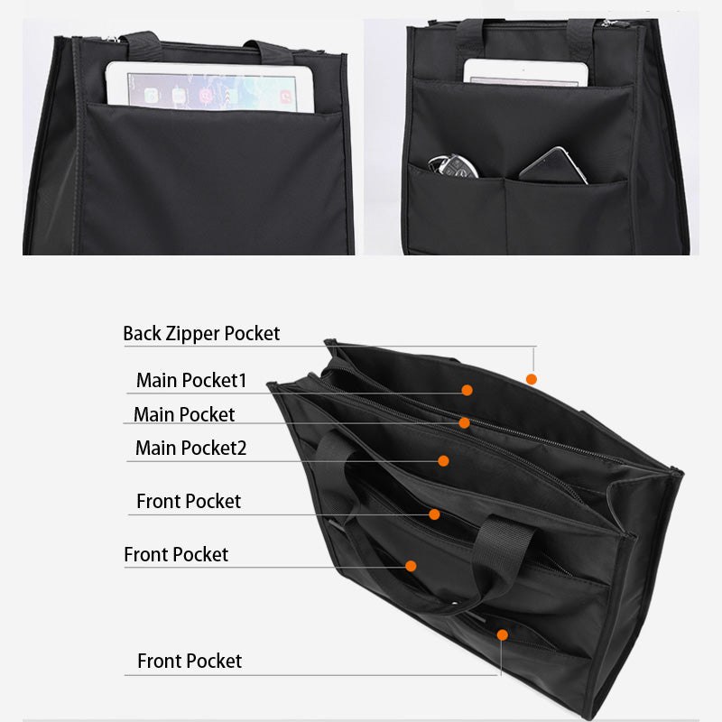 Lightweight Multi-Pocket Waterproof Tote Bag