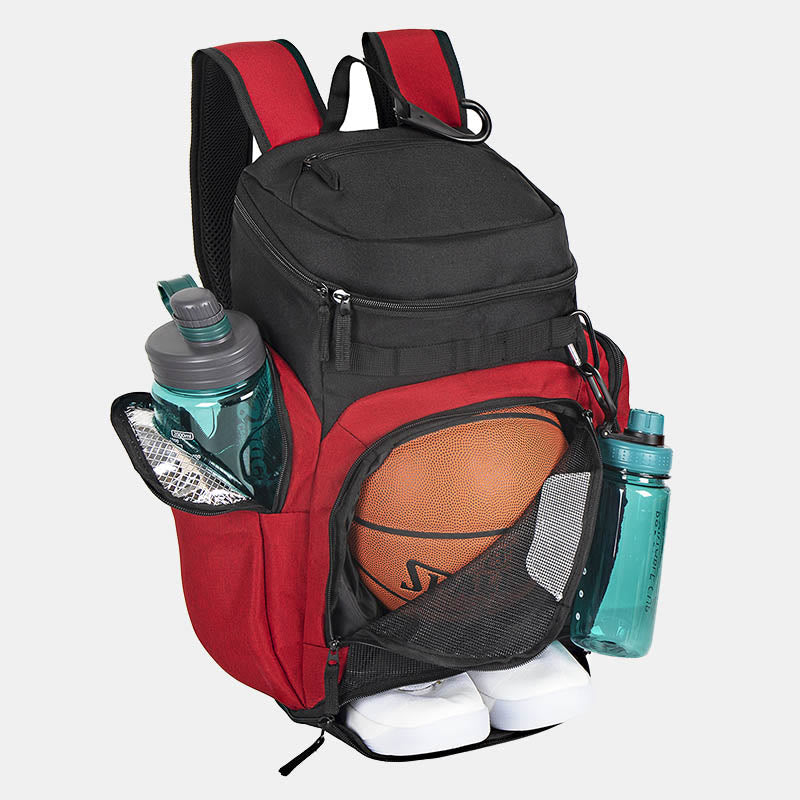 Unisex Soccer Basketball Backpack Sport Backpack with Shoe Compartment