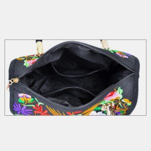 Large Capacity Multicolor Embroidered Ethnic Tote