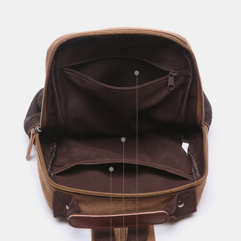 Messenger Bag Shoulder Sling Backpack Travel Rucksack