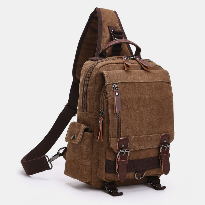 Vintage Outdoor Travel Shoulder Backpack