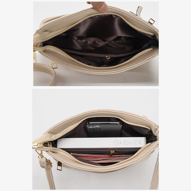 Minimalist Plain Color Phone Bag For Women Crossbody Square Bag