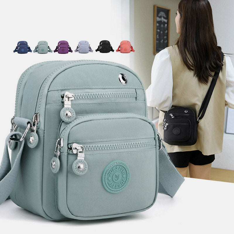 Women’s Mini Crossbody Bag Lightweight Multi Pocket Shoulder Bag Purses