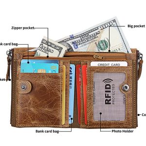 Men’s Genuine Leather RFID Wallet