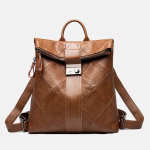 Genuine Leather Vintage Anti-Theft Backpack