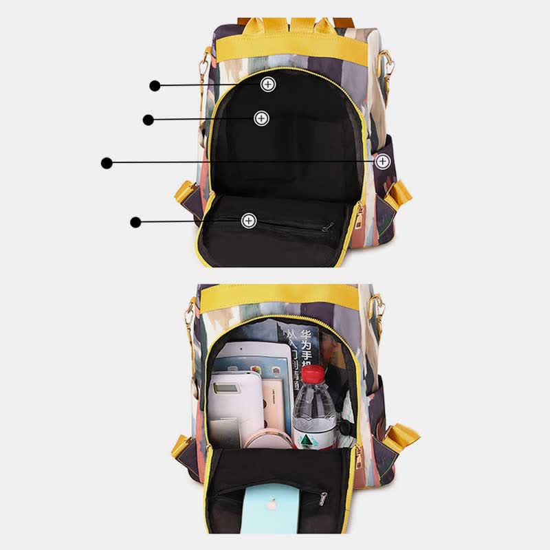 Multipurpose Women Backpack Fashion Design Shoulder Bag Travel Rusksack Daypack