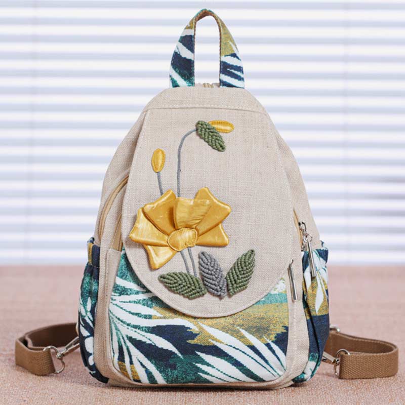 Large Capacity Ethnic Style Printing Backpack