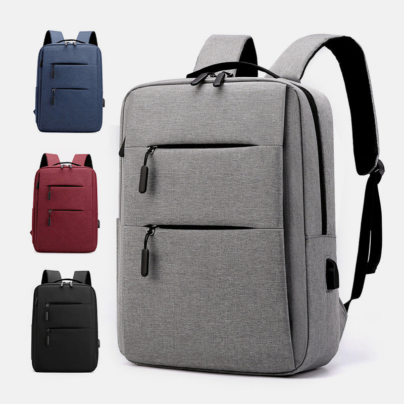 USB Large Capacity Wear-Resistant 15.6-Inch Computer Bag Backpack