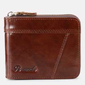 Large Capacity Retro RFID Multi-Slot Mini Wallet