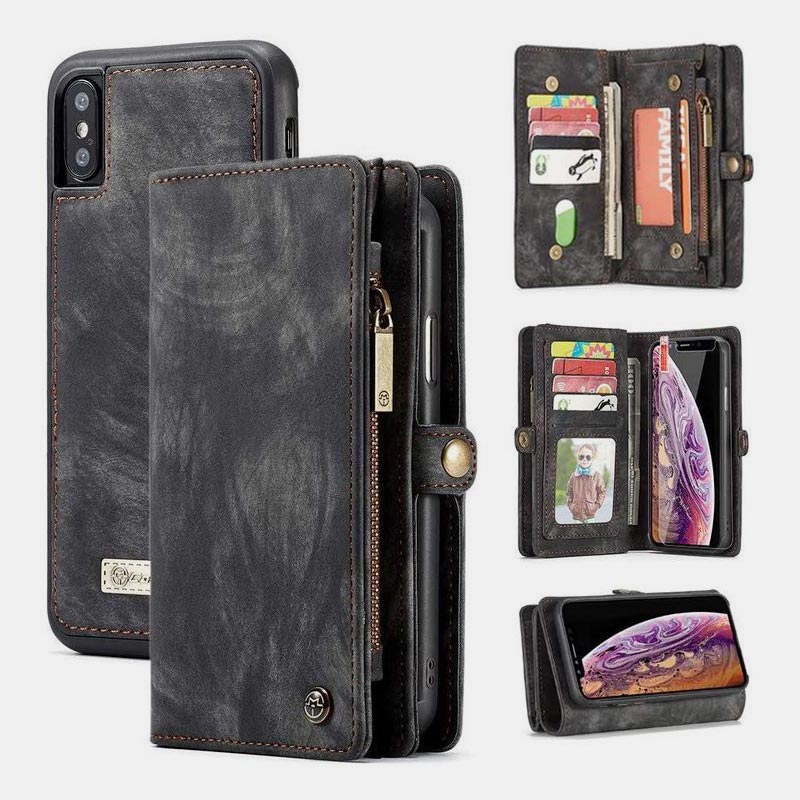 2 in 1Magnetic Wallet Detachable Case for iPhone 14/15/16, Samsung S22/S23