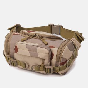 Large Capacity Camo Military Waist Bag Sling Bag