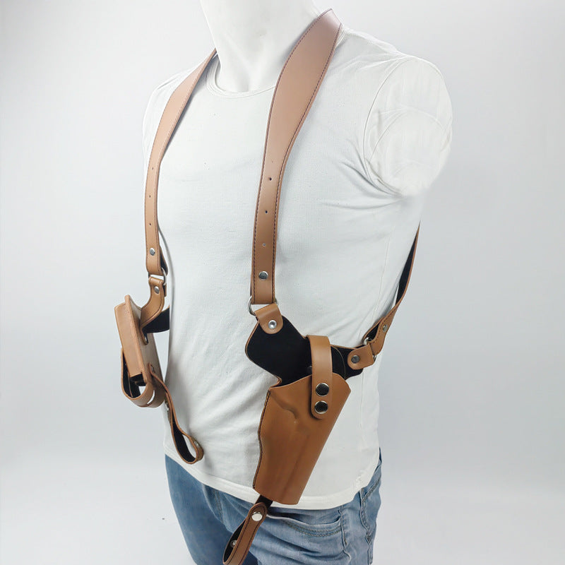 Underarm Tactical Holster For Stage Props Outdoor Leather Holster