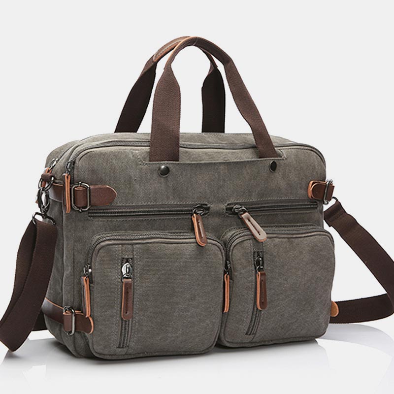 3 Way-Use Large Capacity British Style Briefcase