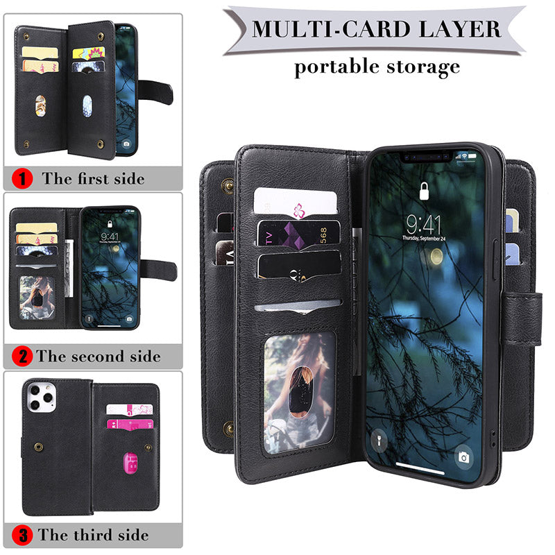 iPhone Wallet Case Lightweight Flip Case with Credit Card Holder