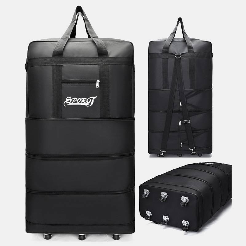 Expandable Spinner Wheel Travel Rolling Tote Luggage Bag Duffel Bag