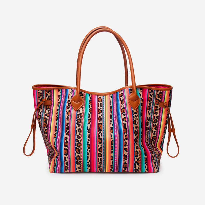 Casual Printing Canvas Tote Beach Bag