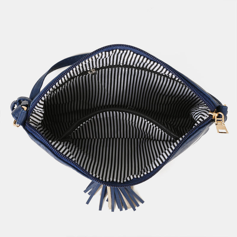 Large Capacity Tassel Crossbody Bag