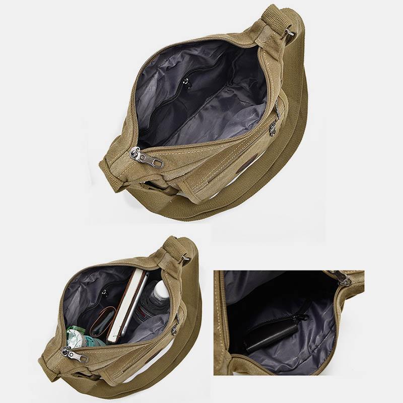 Multi-Pocket Outdoor Sports Shoulder Crossbody Bag