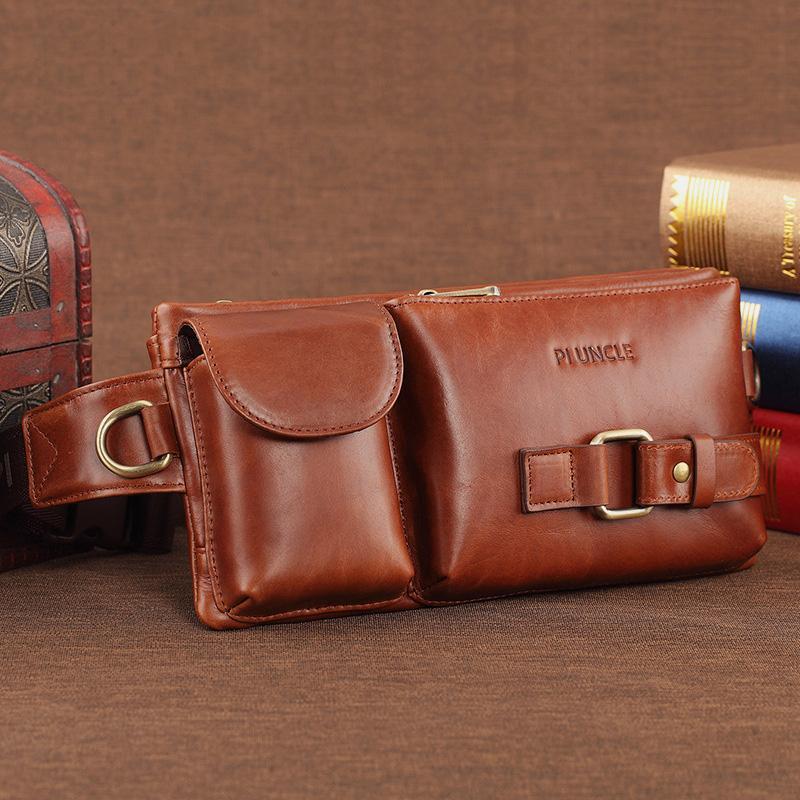 Vintage Multi-Carry Genuine Leather Sling Bag