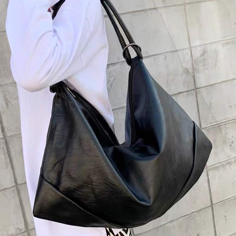 Leather Tote for Women Hobo Handbag Shoulder Bag with Crossbody Strap