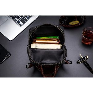 Genuine Leather Casual Fashion Chest Bag