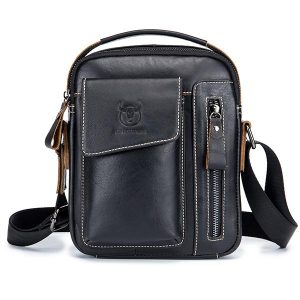 Genuine Leather Multifunctional Shoulder Bag