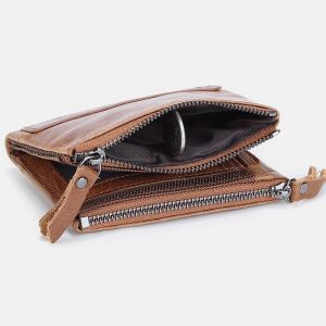RFID Blocking Wallet Small Vintage Crazy Short Purse Bifold