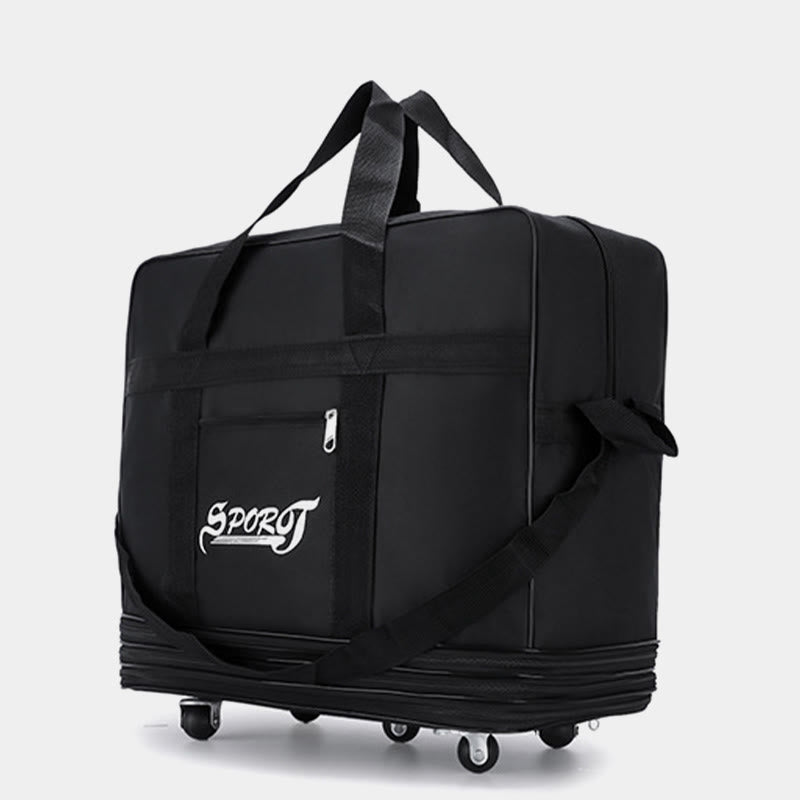 Expandable Spinner Wheel Travel Rolling Tote Luggage Bag Duffel Bag