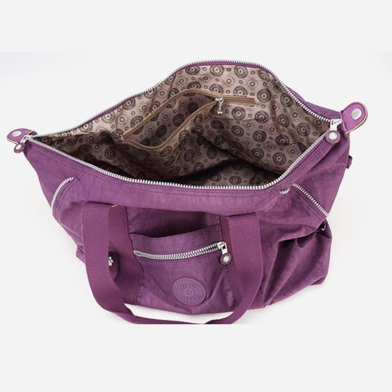 Large Capacity Nylon Handbag for Women Lightweight Carry All Shoulder Purse