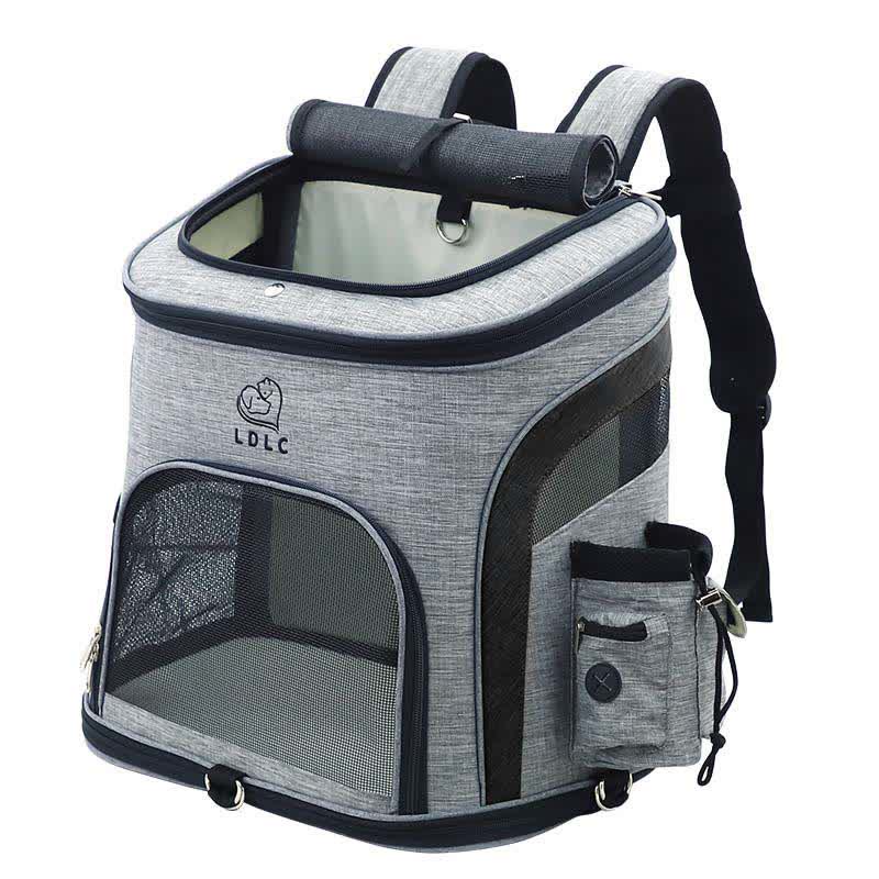 Pet Carrier Backpack with Pockets Plush Mat Leash for Puppies Cats