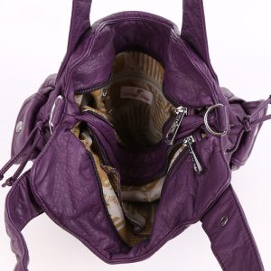 Women’s Solid Color Hobo Bag