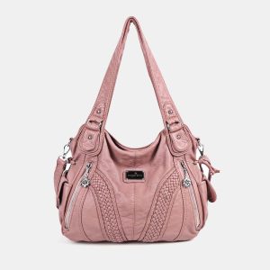 Women’s Solid Color Hobo Bag