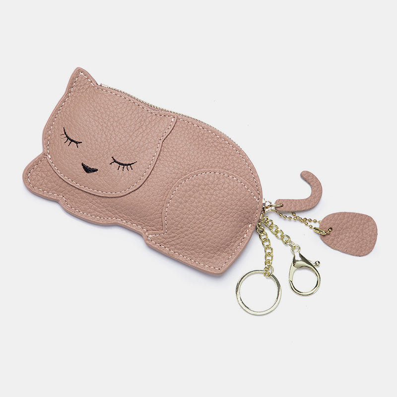 Cute Cat Slim Coin Purse