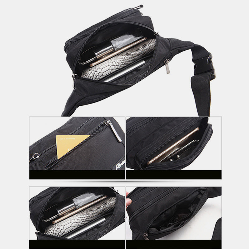 Waist Bag for Women Men Multi-Pocket Chest Bag Shoulder Bag