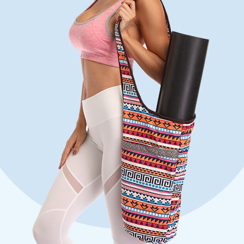 Yoga Mat Bag Original Yoga Mat Tote Sling Carrier with Large Side Pocket