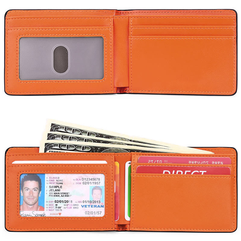 Minimalist Quick Access PU Leather Airtag Wallet