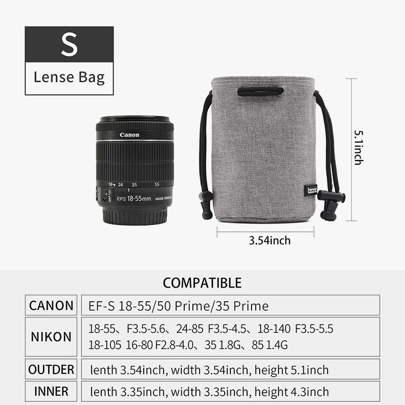 SLR Camera Bag For Travel Waterproof Portable Lens Protective Bag